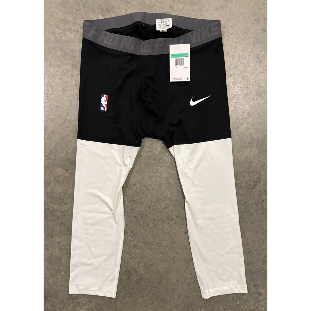 Nike Pro NBA Player Issued 3/4 Compression Tights Men’s XL AT9764-011 NWT